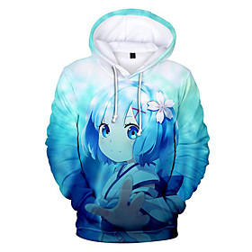 Inspiré par Fate Zero Cosplay Anime Dessin Animé 100 % Polyester 3D Harajuku Art graphique Kawaii Sweat à capuche Pour Homme / Femme