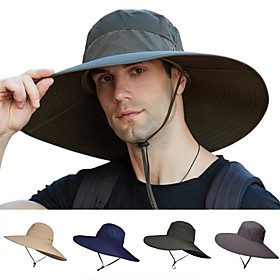 Men's Sun Hat Sports  Outdoor Solid Colored Hat