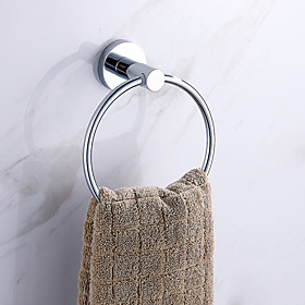 Towel Bar New Design / Cool Contemporary Stainless Steel / Iron 1pc towel ring Wall Mounted