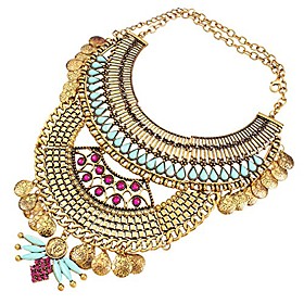 ethnic style bib statement choker collar necklace for women jewelry gift