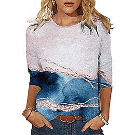 women tops,womens t shirts short sleeve graphic summer dandelion pattern print crewneck tee tops plus size. s-5xl