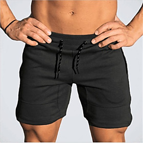 Men's Shorts Casual / Sporty Casual Daily Chinos Shorts Pants Solid Color Short Blue Army Green Gray White Black