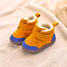 2020 winter new baby toddler shoes plus velvet baby soft-soled shoes kids cotton shoes boys and girls snow boots wholesale