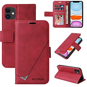 Phone Case For Apple Full Body Case iPhone 12 Pro Max 11 SE 2020 X XR XS Max 8 7 6 Wallet Shockproof Dustproof Solid Colored PU Leather
