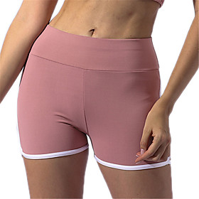 Women's Yoga Shorts Scrunch Butt Ruched Butt Lifting Shorts Bottoms Tummy Control Butt Lift Solid Color Pink Green Yoga Fitness Gym Workout Winter Summer Sport