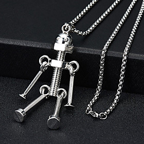 Robot Necklace Friends European Romantic Casual / Sporty Sweet Chrome Gold 10 cm Necklace Jewelry 1 Piece For Date Street Holiday Dress Festival