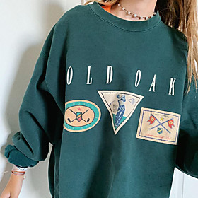 Women's Sweatshirt Pullover Text Graphic Prints Print Casual Daily Hot Stamping Casual Streetwear Hoodies Sweatshirts  Blue Green Light Green