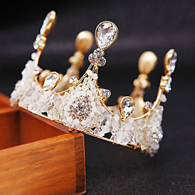 Bride's Crown Baking Cake Decoration European and American Pure Handmade Crystal Crown Fashion Atmosphere New Jewelry