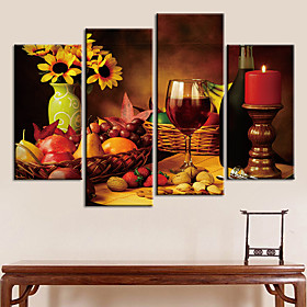 Wall Art Canvas Prints Painting Artwork Picture Still Life Food Drink Home Decoration Decor Rolled Canvas No Frame Unframed Unstretched