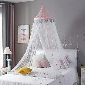 Bed Curtain Hairball Infant Baby Stars Wholesale Thickening High Net