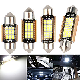 4pc C5W C10W  LED CANBUS Festoon 31mm 36mm 39mm 41mm  2016 Chip 26SMD 12V Reading Lamp Car Interior Light  Plate Lamp White