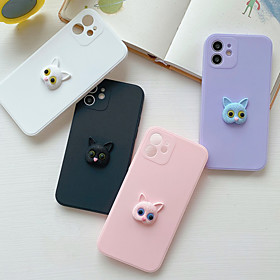 Phone Case For Apple Back Cover iPhone 12 Pro Max 11 SE 2020 X XR XS Max 8 7 6 iPhone 13 iPhone 13 Pro iPhone 13 Pro Max Shockproof Dustproof Solid Colored TPU