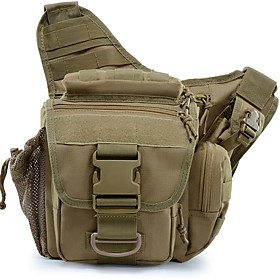 Unisex Bags Oxford Cloth Crossbody Bag Zipper Daily Outdoor Backpack Army Green Khaki Black