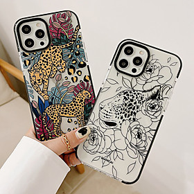 Phone Case For Apple Back Cover iPhone 12 Pro Max 11 SE 2020 X XR XS Max 8 7 Shockproof Dustproof Graphic Animal TPU