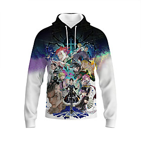 Inspiré par Hunter X Hunter Hisoka Anime Dessin Animé Polyester Animé 3D Harajuku Art graphique Sweat à capuche Pour Unisexe / Couple