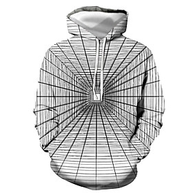 Homme Sweat-shirt à capuche Graphique 3D Print Imprimer Capuche Décontractée du quotidien 3D effet Décontractée Vêtement de rue Pulls Capuche Pulls molletonnés