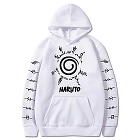 Inspiré par Naruto Uzumaki Naruto Sweat à capuche Anime 100 % Polyester Animé Harajuku Art graphique Kawaii Sweat à capuche Pour Homme / Femme / Couple