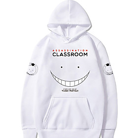 Inspiré par Assassinat de classe Koro Sensei Sweat à capuche Anime 100 % Polyester Animé Harajuku Art graphique Kawaii Sweat à capuche Pour Homme / Femme / Cou