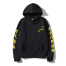 Inspiré par Les Vengeurs de Tokyo Draken Sweat à capuche Anime 100 % Polyester Animé Harajuku Art graphique Kawaii Sweat à capuche Pour Homme / Femme / Couple