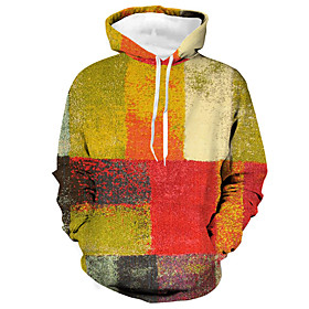 Homme Unisexe Sweat-shirt à capuche Bloc de couleur Imprimés Photos Imprimer du quotidien Des sports 3D effet Décontractée Designer Pulls Capuche Pulls molleto