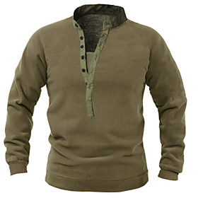 Homme Sweat-shirt Sweat Couleur unie Décontractée du quotidien Vacances Vêtement de sport Décontractée Pulls Capuche Pulls molletonnés Vert Vert Véronèse Gris