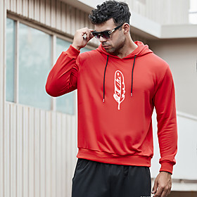 Homme Sweat-shirt à capuche Imprimés Photos Plume Imprimer Sport Loisir Décontractée du quotidien Estampage à chaud basique Décontractée Pulls Capuche Pulls m