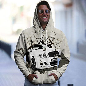 Homme Unisexe Sweat-shirt à capuche Imprimés Photos Automatique Imprimer du quotidien Des sports 3D effet Décontractée Designer Pulls Capuche Pulls molletonnés