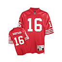 Montana San Francisco 49ers 16 Red NFL Jersey (GLQF221)