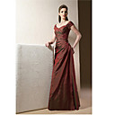 Princess Line Sweetheart Floor-length Satiny Bridesmaid Dress / Prom Dress (HSX768)