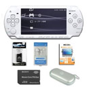 Sony PSP Slim 2000 White + 8GB Card (10 Games + 300games) + 4Accessories + Free Shipping JP19