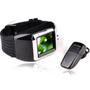 ZT Q009 Tri-Band Touch Screen Watch Phone Silver&Black(SZR325)