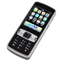 LANYE N70 Projection Touchscreen Cell Phone Black&Silver(SZR295)