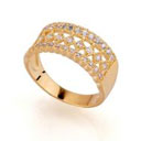 18K Gold Charming CZ Ring-Cubic Zirconia Ring RYX5-0014 (SZY665)