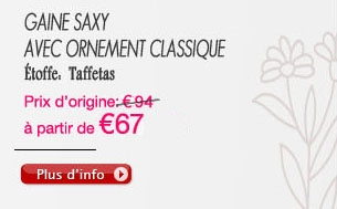 Gaine Saxy avec ornement classique