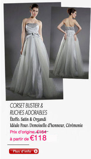 Corset Bustier & ruches adorables
