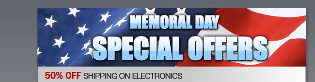 Memoral Day Special Offers