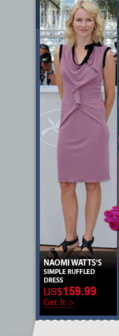 Naomi Watts's Simple Ruffled Dress