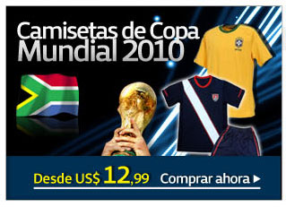 Camisetas de Copa Mundial 2010