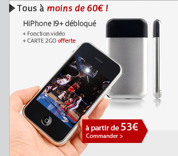 HiPhone I9+ débloqué