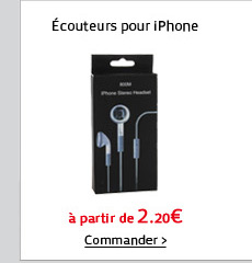 Écouteurs pour iPhone 