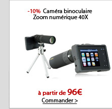 -10% Caméra binoculaire 