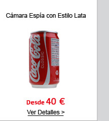 Cámara Espía con Estilo Lata
