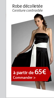 Robe décolletée