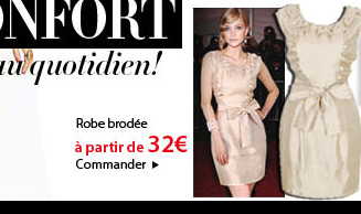 Robe brodée