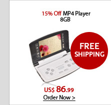 15% Off MP4 Player
