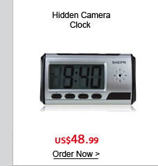 Hidden Camera Clock  