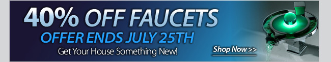 40% OFF Faucets