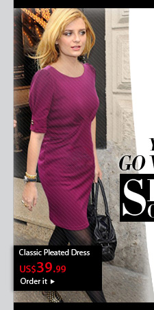 Classic Pleated Dress