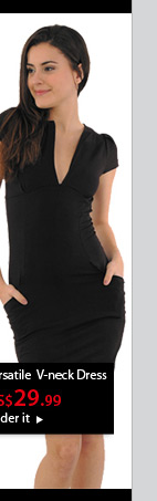 Versatile V-neck Dress