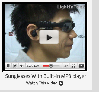 Sunglasses With Built-in MP3 player